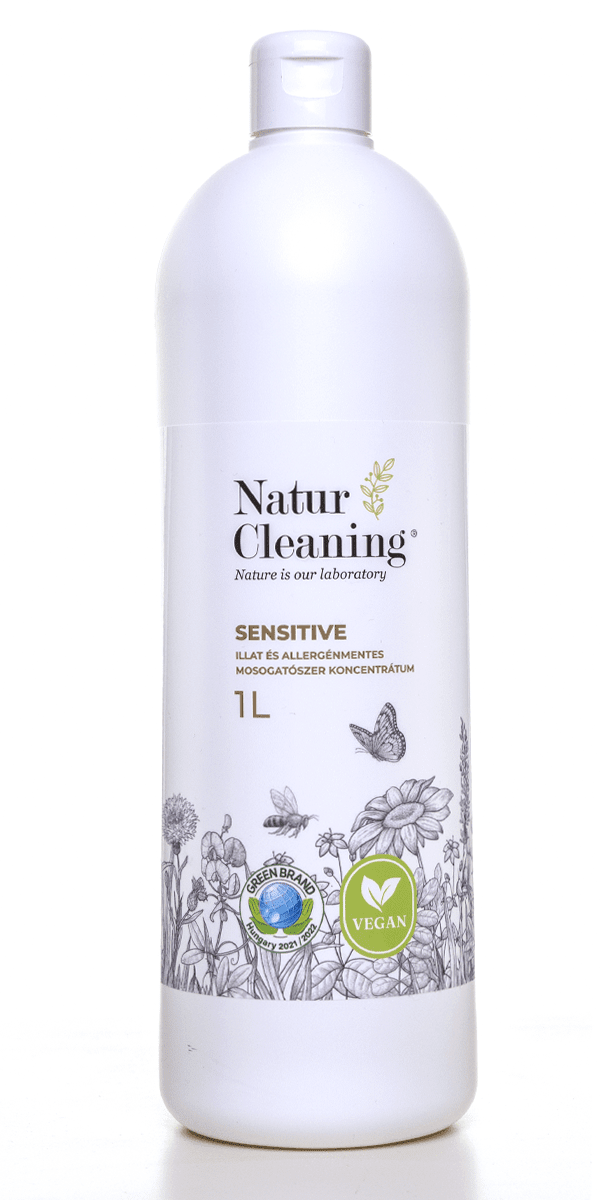 Naturcleaning Mosogatószer koncentrátum Sensitive illat és allergénmentes - 1 Liter