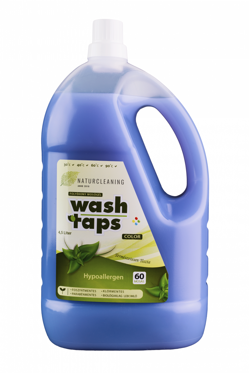 Wash Taps color hipoallergén mosógél 4,5 liter