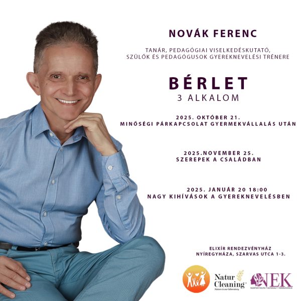 Novák Ferenc előadás BÉRLET (3. alkalom)